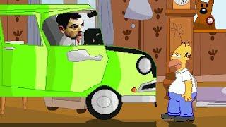 AN Mugen Request #2106 Mr. Bean VS Homer Simpson