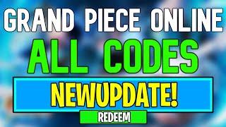 Grand Piece Online Codes  Roblox Grand Piece Online Codes July 2024