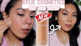 NEW KYLIE COSMETICS POWER PLUSH LONGWEAR FOUNDATION REVIEW + WEAR TEST