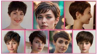 Viral Short PIXIE HairCuts 2024  WOMEN Short Hairstylesparty PIXIE Cuts