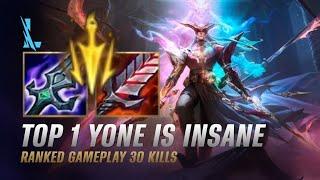 Wild Rift YONE - TOP 1 Fiend Queller Yone S14 Ranked Gameplay + Build