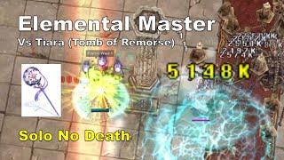 BB iRO Elemental Master - Solo No Death vs Tiara - Tomb of Remorse - IRO Chaos