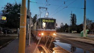 trams line 20 type ČKD Tatra T6B5B