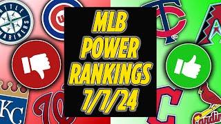 MLB Power Rankings #12- Twins Guardians Dbacks HOT MLB All Star Game Rosters REVEALED