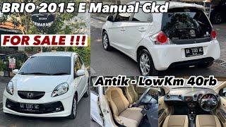 FOR SALE  Honda Brio 2015 E Ckd Manual LowKm 40rb Antik #jualbelimobilbekas #brio #honda #otomotif