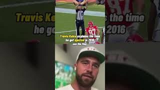 Travis Kelce explains being ejected  #nfl #shorts