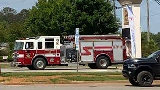 Fire wagon on Walhalla Hwy at Bountyland Seneca SC 1613 hrs. Thursday 1 June 2023 81° 56% E 3-5￼