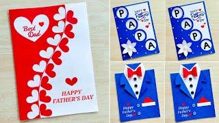 3 Fathers day special card ideas 2024  Happy Fathers day greeting card handmade