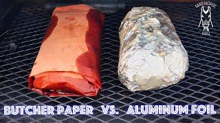 Pitts & Spitts Maverick 1250 - Pork Butt - Butcher Paper Vs. Aluminum Foil