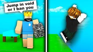 I disguised as the OWNER in Roblox Bedwars..
