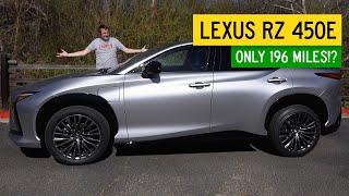 Lexus RZ 2023 года это первая полностью электрическая модель Lexus