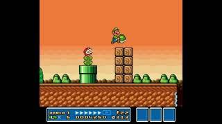 SMB3 for Super Mario All-Stars Custom Level #530 - Sunrise Cavern