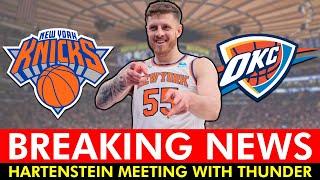  Isaiah Hartenstein MEETING With OKC Thunder In NBA Free Agency  LATEST Knicks News