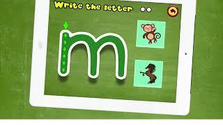 ABC Dinos. Improve reading and writing for preschoolers