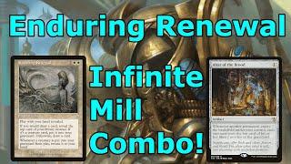 INFINITE MILL  Enduring Renewal Combo Legacy MTG Artifact Combo Deck with Altar of the Brood