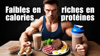 5 aliments faibles en calories riches en protéines