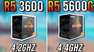 Ryzen 5 3600 vs Ryzen 5 5600G - Tested in 2024