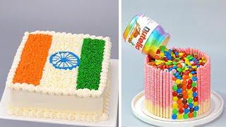 Indian Flag Cake Decoration  Top 10 Amazing Chocolate Cake Decorating Tutorials