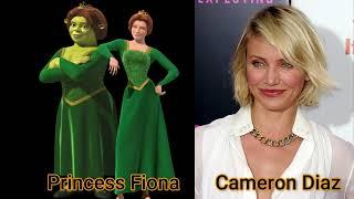 Character and Voice Actor - Shrek - Princess Fiona - Cameron Diaz