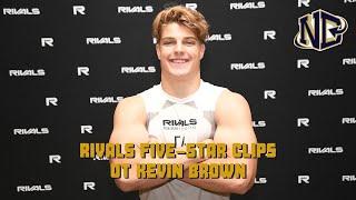 Rivals Five-Star clips 2026 OL target Kevin Brown