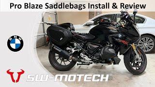 BMW R 1250 RS - SW Motech Pro Blaze Saddlebags Install and Review