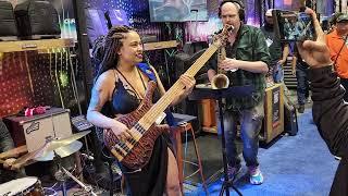 MOHINI DEY.At NAMM 2024 Day #2 At The Anaheim Convention Center In AnaheimCa..1-25-24