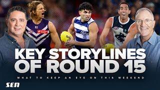 What are the KEY AFL storylines to keep track of in Round 15 and beyond? - SEN
