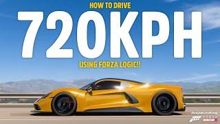 Forza Horizon 5 - How To Drive 720KPH Using Forza Logic