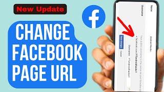 How to Change Facebook Page URL  Change Facebook Page Link