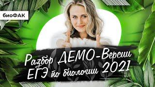 Разбор демоверсии  ЕГЭ по биологии 2021