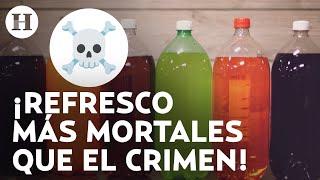 ¡No las tomes en exceso Bebidas azucaradas causan más muertes que el crimen organizado en México