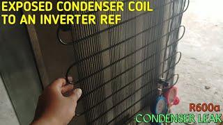 How to repair inverter ref condenser leak