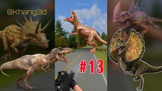 Dinosaurs attack movie #13  Dinosaur video compilation - @khang3d