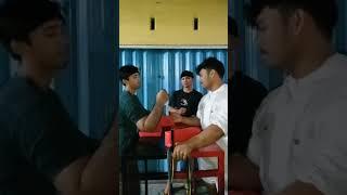 training #armwrestling vs Rian -100 kg #popeye #panco #viral #fypシ #fyp #indonesia