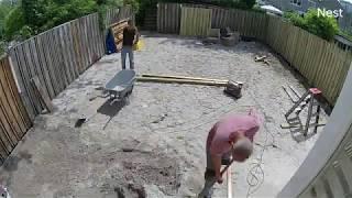 Timelapse verbouwing tuin