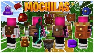 MEJORES 8 ADDONS de MOCHILAS para MINECRAFT PE 1.21 + BEDROCK mods minecraft pe 2024