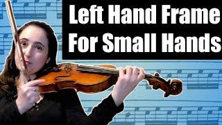 How to Play Violin with Small Hands  Left Hand Frame Setup