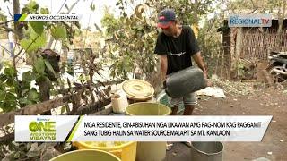 One Western Visayas Mainom nga tubig sang mga residente malapit sa Mt. Kanlaon ginaproblemahan