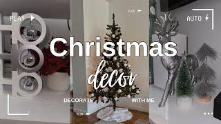 Decorate with Me  Putting up the Christmas Tree  Vlogmas