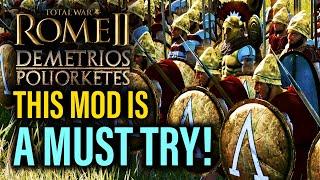 DEMETRIOS POLIORKETES THE BEST MOD FOR ROME 2 WRATH OF SPARTA