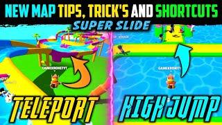 Stumble Guys New Super Slide Map Tips Tricks and Shortcuts  Stumble Guys Multiplayer Royal