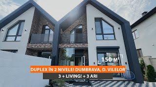 Spre vânzare duplex în 2 nivele. Dumbrava str. Drumul Vilelor 150m2 + 3ari  Acces Imobil