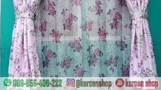 Inspirasi rumah minimalia dekorasi rumah tirai  gorden shabby chic bahan import