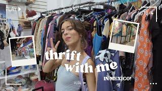 thrift with me + vlog in Mexico