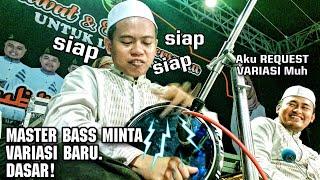 PART 2  MASTER BASS REQUEST PUKULAN DARBUKA VARIASI  BARU DI ACARA INTI  SIAP 86  MUHTADIY