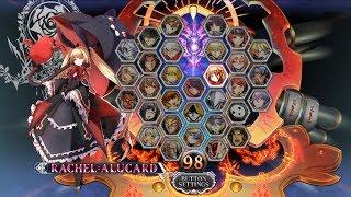 BLAZBLUE CENTRALFICTIONBBCF2Rachel combo collection