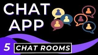 Real Time Chat App with Users Rooms  Node.js Express Socket.io