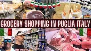 Grocery Shopping In ITALY For The First Time at DOK Supermercati in Puglia Lecce Maglie Italy 