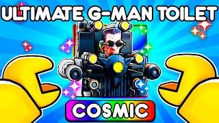 UNLOCKING THE 005% Ultimate G MAN TOILET in Skibidi Toilet Tower Defense