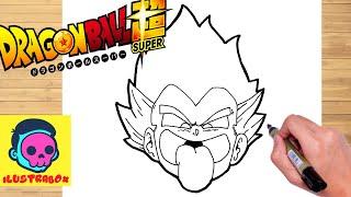 COMO DIBUJAR A GOTENKS  HOW TO DRAW GOTENKS  ILUSTRABOX